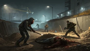 Драка у котлована закончилась поножовщиной с пострадавшей