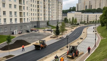 В Станиславском жилмассиве Новосибирска отремонтируют разрушенные лестницы и спуски