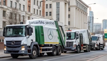 В Новосибирск прибыли пять новых мусоровозов для повышения эффективности &laquo;Спецавтохозяйства&raquo;
